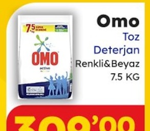 Omo Toz Deterjan Renkli&Beyaz 7.5 Kg