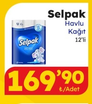 Selpak Havlu Kağıt 12'Li