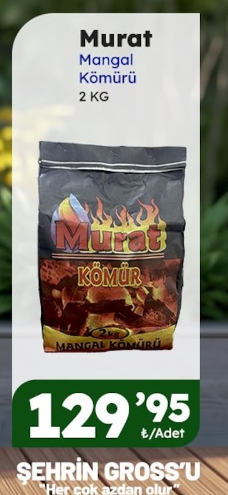 Murat Mangal Kömürü 2Kg
