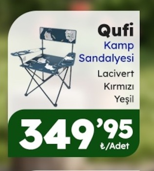 Qufi Kamp Sandalyesi