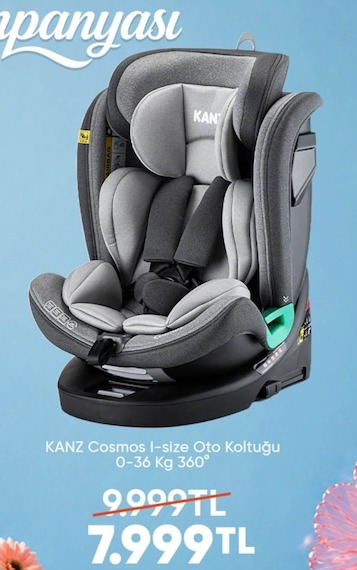 Kanz Cosmos I-Size Oto Koltuğu 0-36 Kg 360°