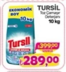 Tursil Toz Çamaşır Deterjanı 10 Kg