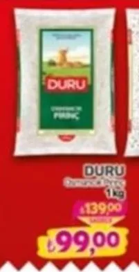 Duru Osmancık Pirinç 1 Kg