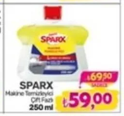 Sparx Makine Temizleyici Çift Faz 250 Ml