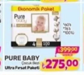 Pure Baby Çocuk Bezi Ultra Fırsat Paketi