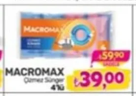 Macromax Çizmez Sünger 4'Lü