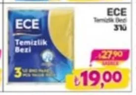 Ece Temizlik Bezi 3'Lü