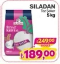 Siladan Toz Şeker 5 Kg