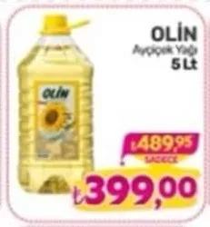 Olin Ayçiçek Yağı 5 Lt