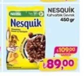 Nesquik Kahvaltılık Gevrek 450 Gr