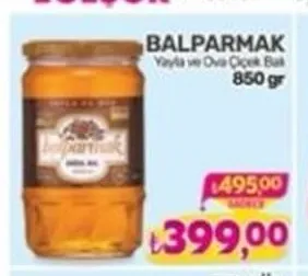 Balparmak Yayla Ve Ova Çiçek Balı 850 Gr
