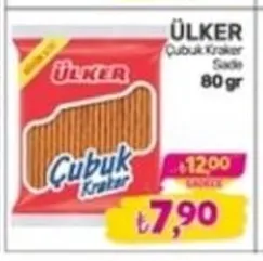 Ülker Çubuk Kraker Sade 80 Gr