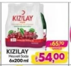 Kizilay Meyveli Soda 6X200 Ml