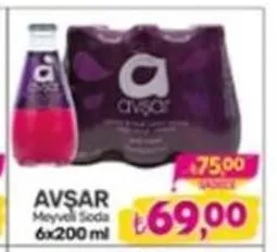 Avşar Meyveli Soda 6X200 Ml