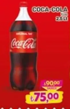 Coca-Cola Kola 2,5 Lt