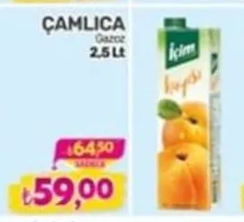 Çamlica Gazoz 2,5 Lt