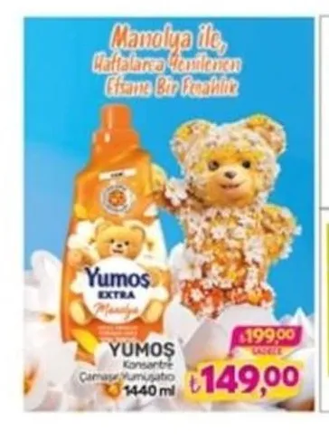 Yumoş Konsantre Çamaşır Yumuşatıcı 1440 Ml