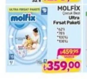 Molfix Çocuk Bezi Ultra Fırsat Paketi