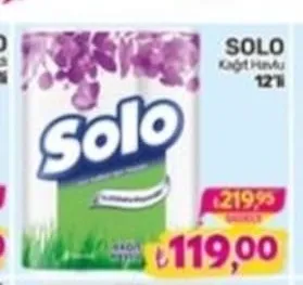 Solo Kağıt Havlu 12'Li