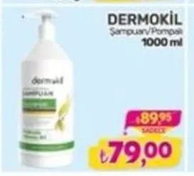 Dermokil Şampuan/Pompalı 1000 Ml