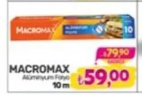 Macromax Alüminyum Folyo 10 M