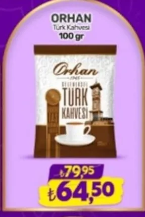 Orhan Türk Kahvesi 100 Gr