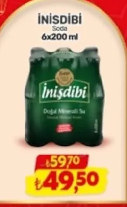 İnişdibi Soda 6X200 Ml