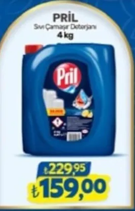 Pril Sıvı Çamaşır Deterjanı 4 Kg