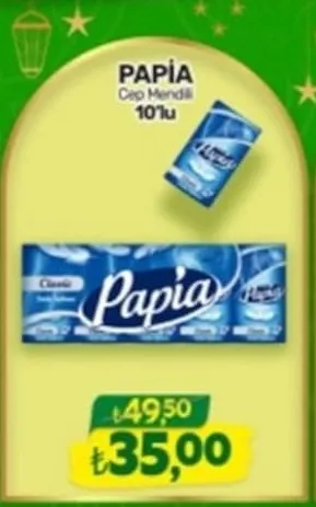 Papia Cep Mendili 10'Lu