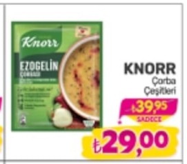 Knorr Çorba Çeşitleri