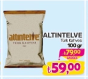 Altıntelve Türk Kahvesi 100 Gr
