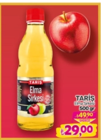 Tariş Elma Sirkesi 500 Gr