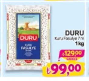 Duru Kuru Fasulye 1 Kg