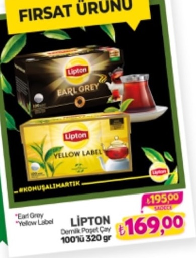Lipton Demlik Poşet Çay 100'Lü 320 Gr