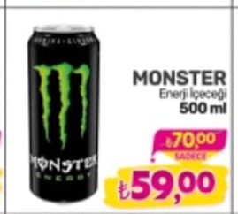 Monster Enerji İçeceği 500 Ml