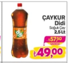 Çaykur Didi Soğuk Çay 2,5 Lt