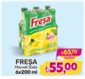 Freşa Meyveli Soda 6X200 Ml