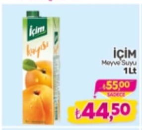 İçim Meyve Suyu 1 Lt