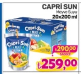 Capri Sun Meyve Suyu 20X200 Ml