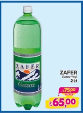 Zafer Gazoz Yeşil 2 Lt