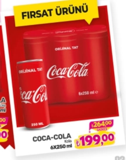 Coca-Cola Kola 6X250 Ml