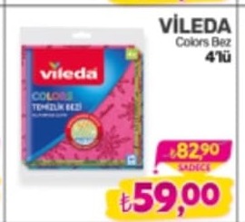 Vileda Colors Bez 4'Lü