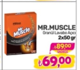 Mr. Muscle Granül Lavabo Açıcı 2X50 Gr