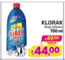 Klorak Kireç Çözücü 750 Ml
