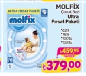 Molfix Çocuk Bezi Ultra Fırsat Paketi