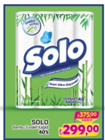 Solo Bambu Tuvalet Kağıdı 40'Lı