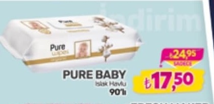 Pure Baby Islak Havlu 90'Lı