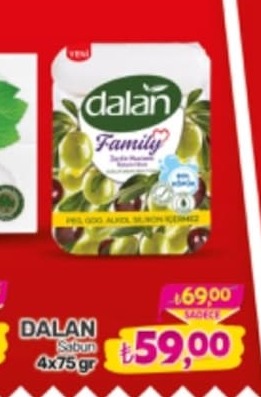 Dalan Sabun 4X75 Gr