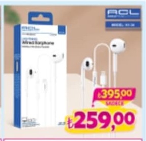 Acl Kablolu Kulaklık