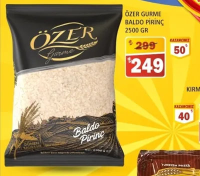 Özer Gurme Baldo Pirinç 2500 Gr